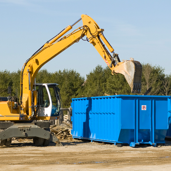 can i choose the location where the residential dumpster will be placed in East Jordan Michigan